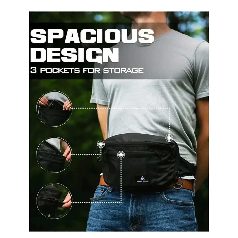 Lone Trail Large Concealed Carry Fanny Pack for Men | Adjustable fanny pack S1